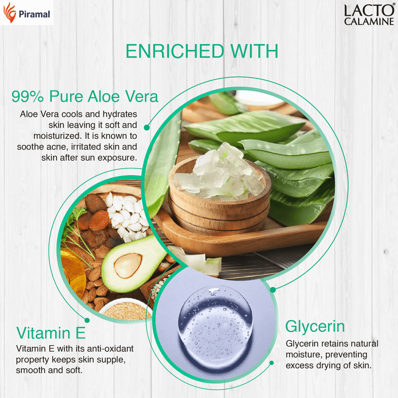 Lacto Calamine AloeVera Gel | Contains Aloe Vera