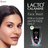 Lacto Calamine Activated Charcoal Face Wash| Contains Aloe Vera & Tea Tree Extract-100ml