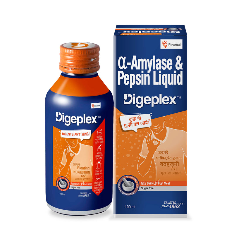 Digeplex Liquid and Tablet | Medicine for Indigestion & Bloating | Stomach Indigestion Medicine