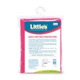 Little's Easy Dry Cotton Bed Protector - Pink