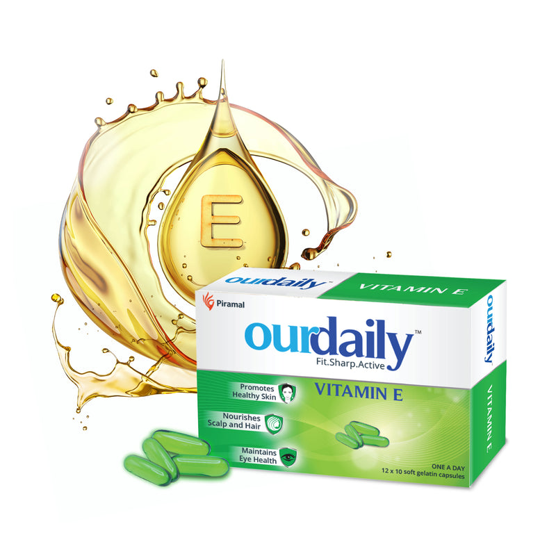 OurDaily Vitamin E Supplements | Promotes Healthy Skin & Nourishes Hair-400 mg