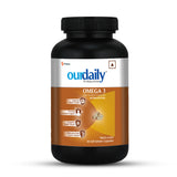 Ourdaily Omega 3 Fish Oil Gel | Soft Gelatin Capsules | For Heart, Brain & Bone Health