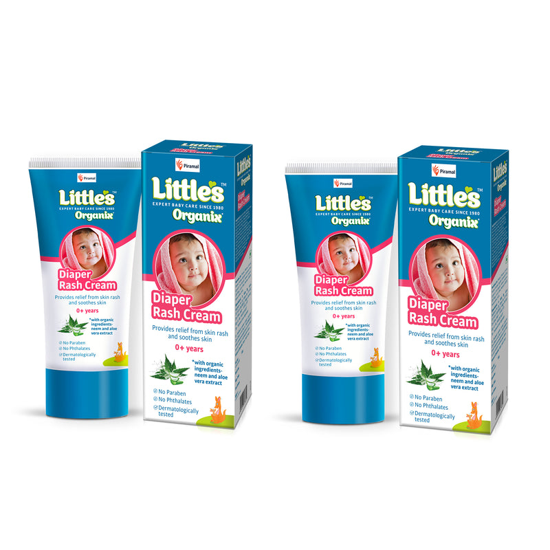 Little's Organix Diaper Rash Cream | Contains Organic Aloevera & Neem Extract-50gm