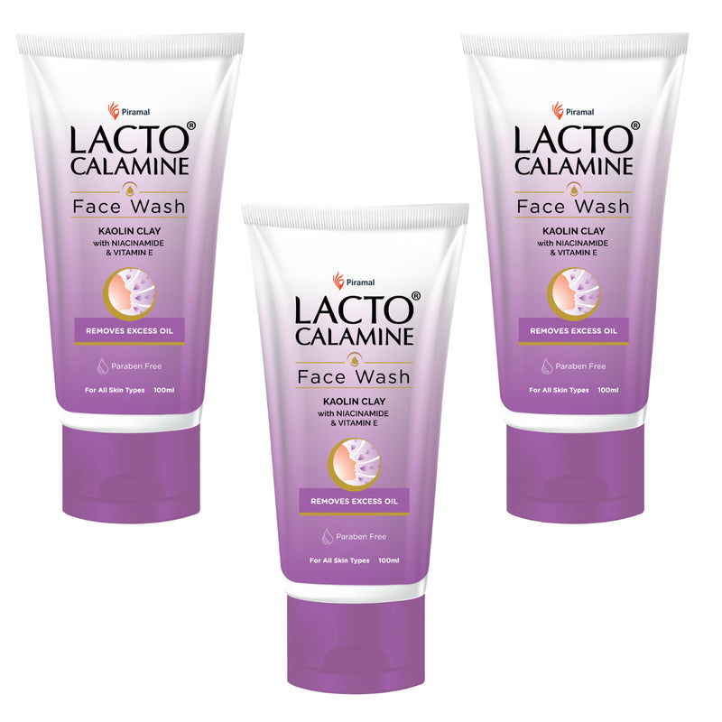 Lacto Calamine Daily Facewash | Vitamin E for Oily Skin-100ml