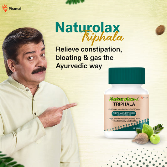 Naturolax-A Triphala Ayurvedic Solution | Relieves Constipation & Bloating