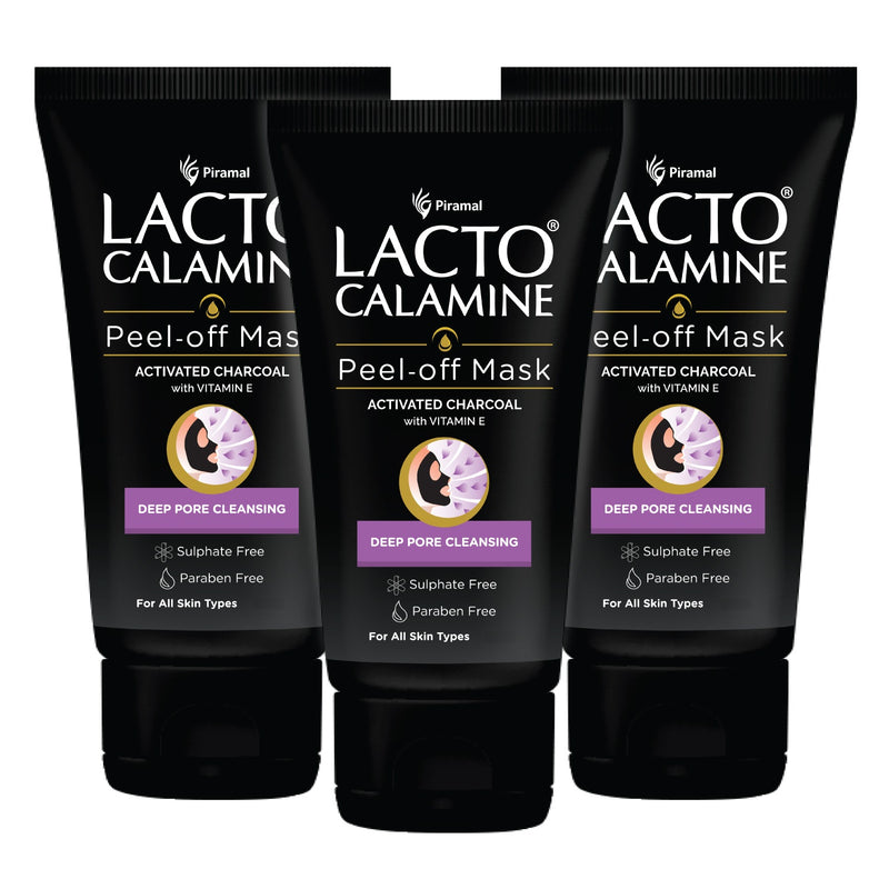 Lacto Calamine Face Peel Off Mask | Activate Charcoal & Vitamin E