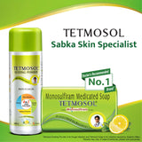 Tetmosol Antifungal Dusting Powder | 4 in 1 Action | Fights Skin Infections-100 gm