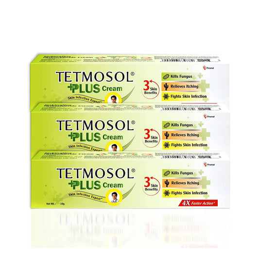 Tetmosol Plus Cream | Fights Skin Infections & Relieves Itching -10gm