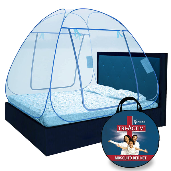 Tri-Activ Mosquito Net for Double Bed | Foldable Mosquito Net