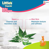 Little's Organix Baby Shampoo | Contains Organic Aloevera and Neem Extract-400gm